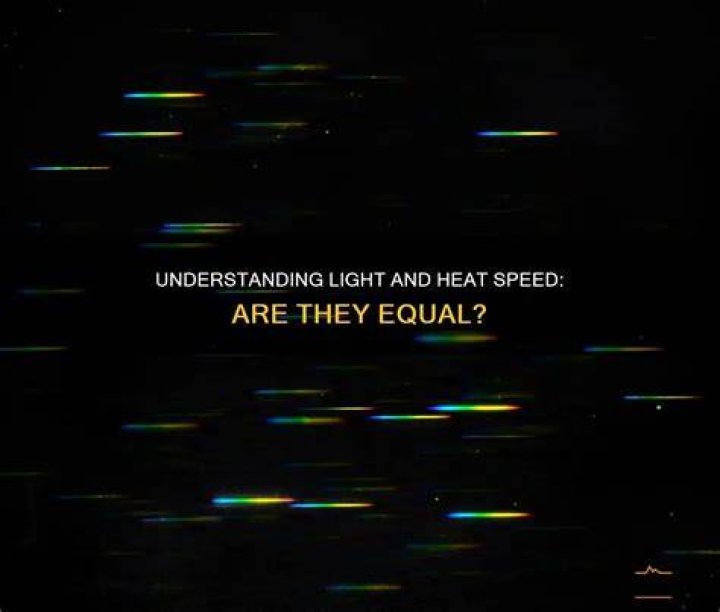 Is heat same as light